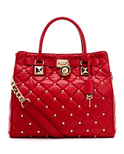 red michael kors purse e-1309|Michael Kors large red handbags.